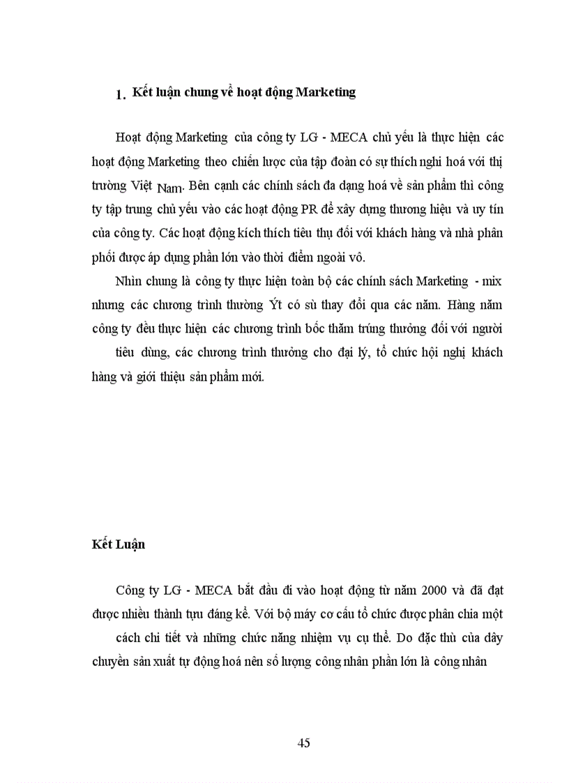 image for page Báo cáo thực tập tại công ty LG-MECA