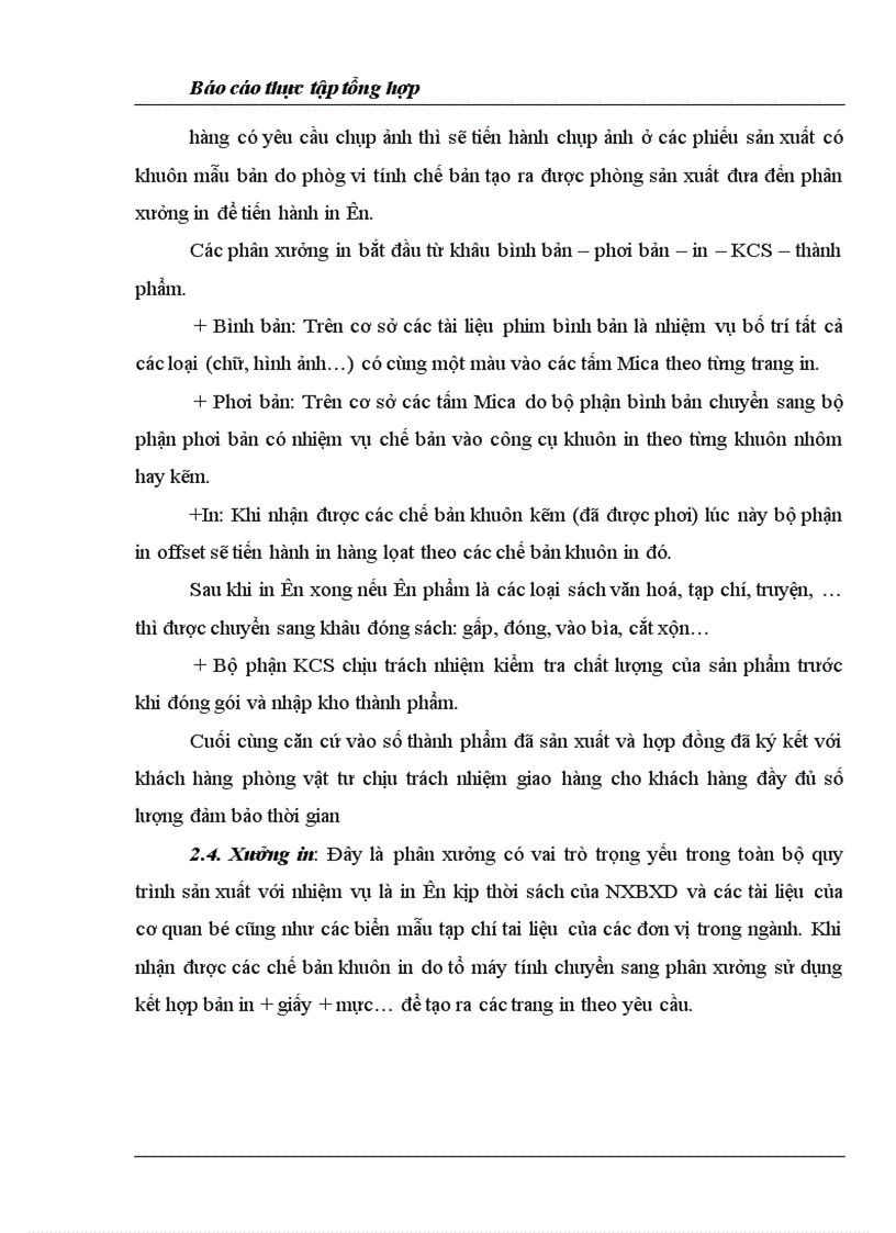 image for page Báo cáo thực tập tại Nhà Xuất Bản Xây Dựng