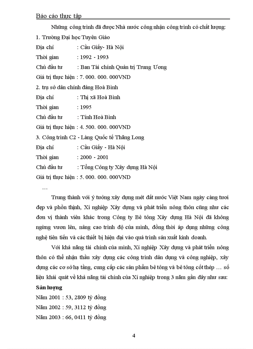 image for page Báo cáo thực tập tại Xí nghiệp Xây dựng và phát triển nông thôn – Công ty Bê tông Xây dựng Hà Nội