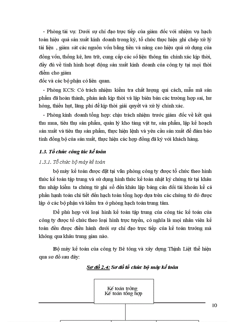 image for page Báo cáo thực tập tại công ty Bê tông và xây dựng Thịnh Liệt