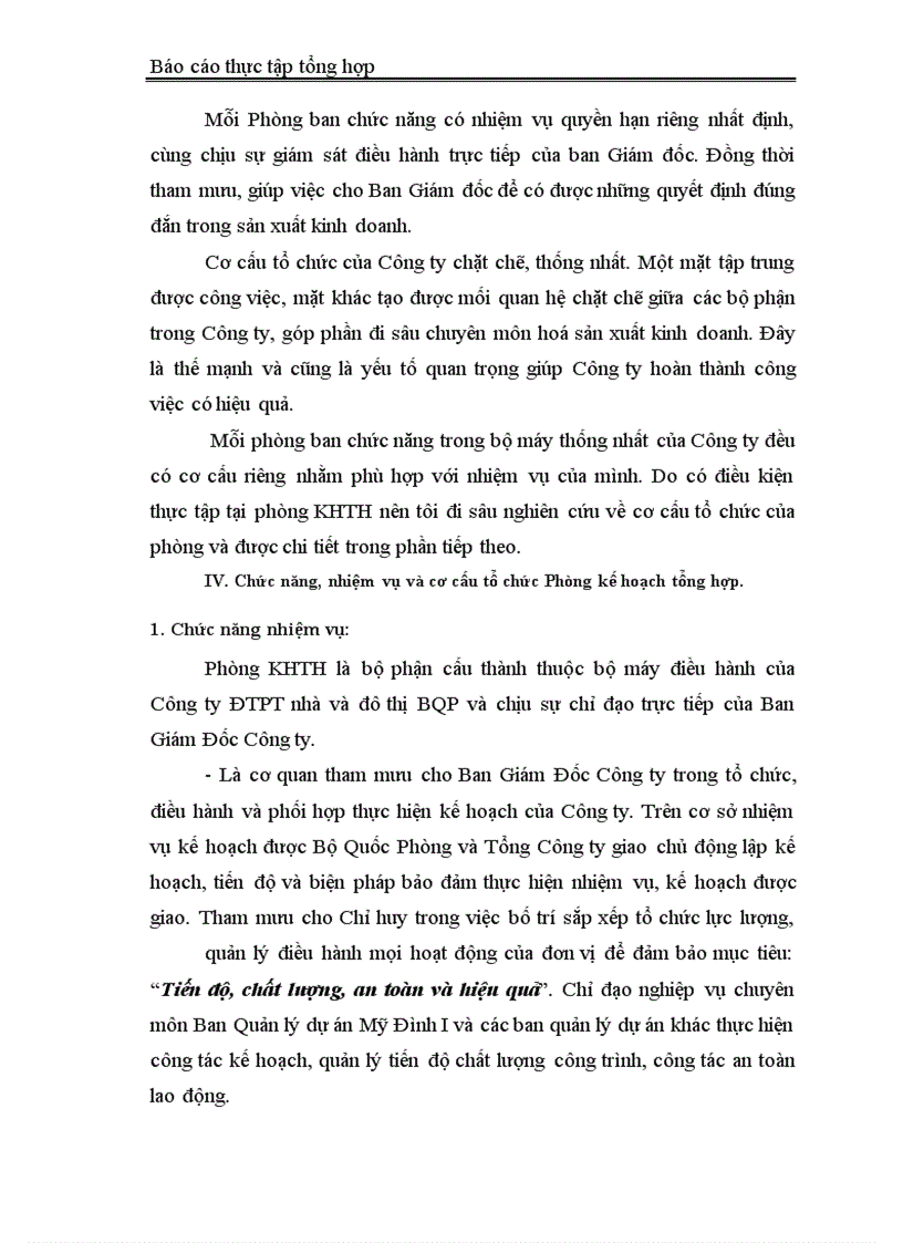 image for page Báo cáo thực tập tại Công ty Đầu tư phát triển Nhà và Đô thị Bộ Quốc Phòng