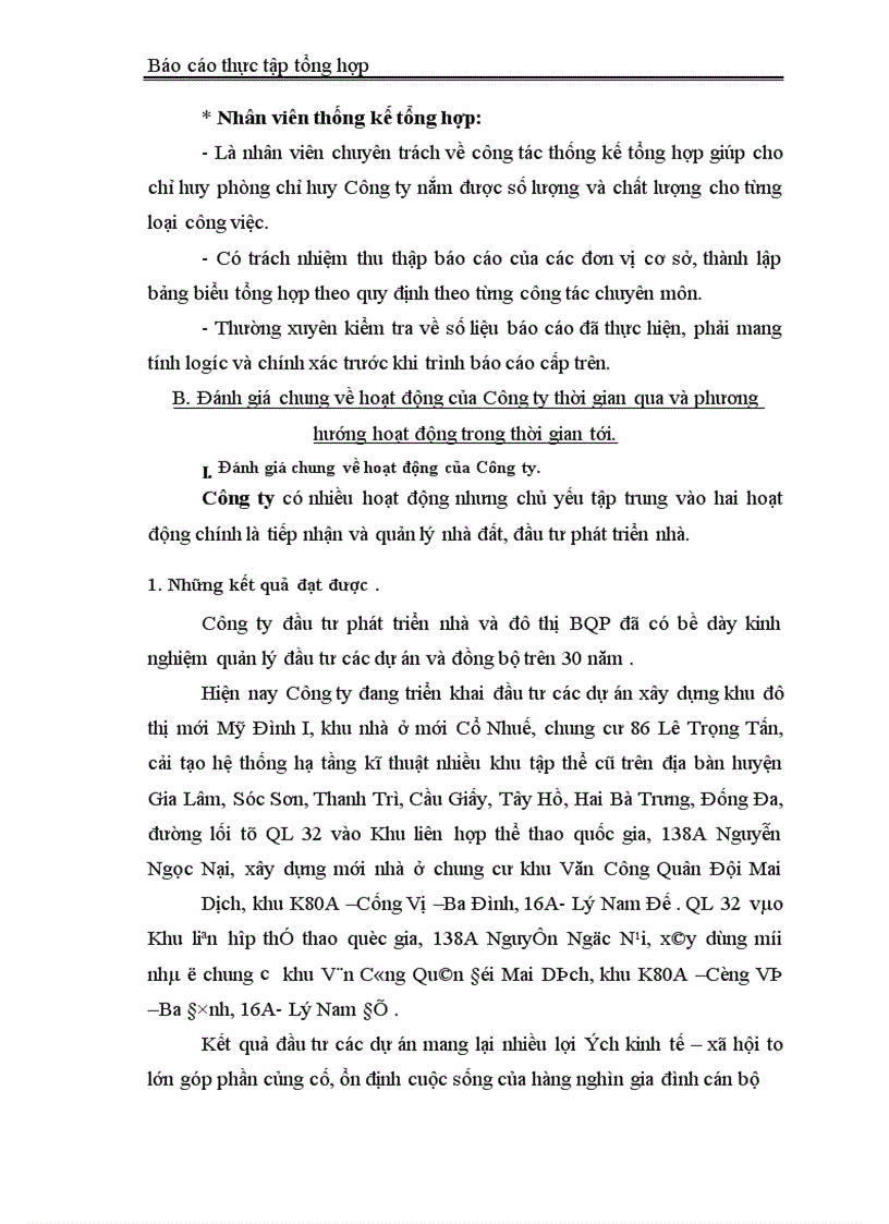 image for page Báo cáo thực tập tại Công ty Đầu tư phát triển Nhà và Đô thị Bộ Quốc Phòng