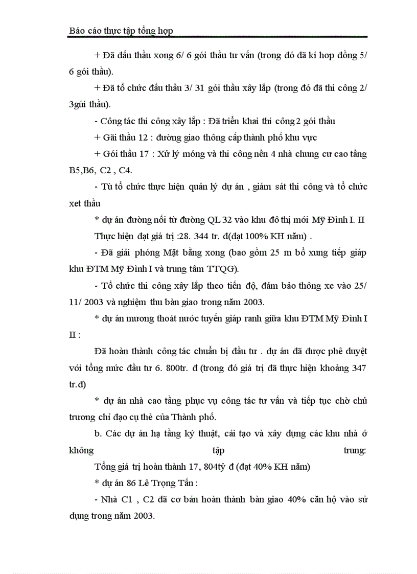 image for page Báo cáo thực tập tại Công ty Đầu tư phát triển Nhà và Đô thị Bộ Quốc Phòng