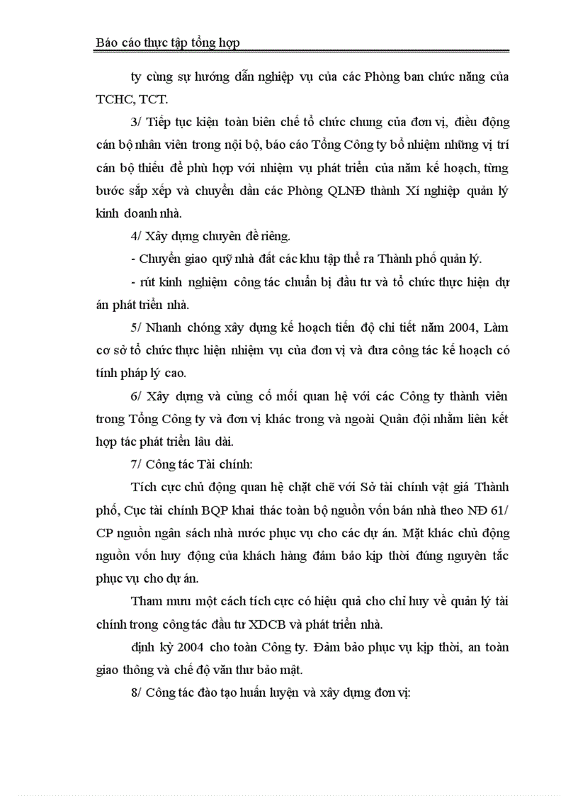 image for page Báo cáo thực tập tại Công ty Đầu tư phát triển Nhà và Đô thị Bộ Quốc Phòng