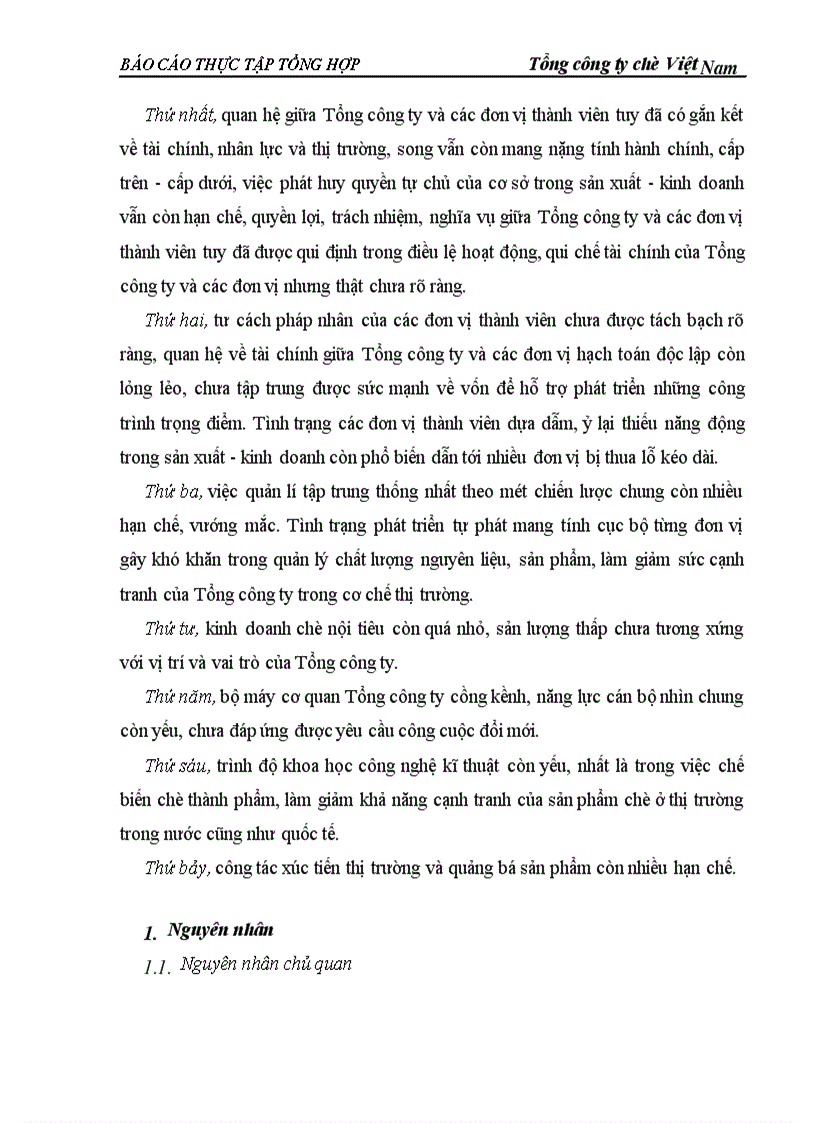 image for page Báo cáo thực tập tại tổng công ty chè Việt Nam