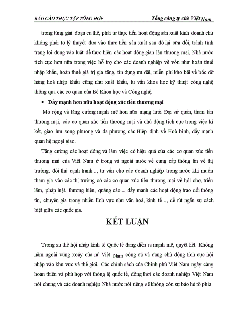 image for page Báo cáo thực tập tại tổng công ty chè Việt Nam