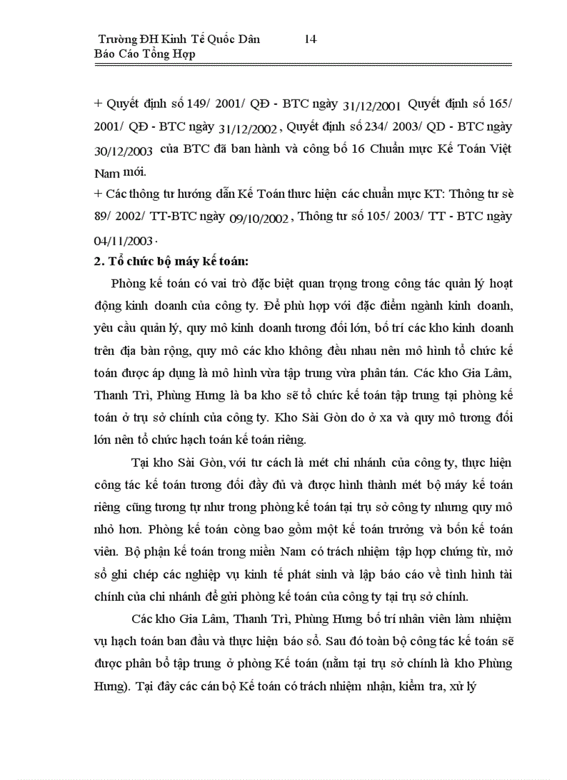 image for page Báo cáo thực tập tại công ty TNHH Văn Minh