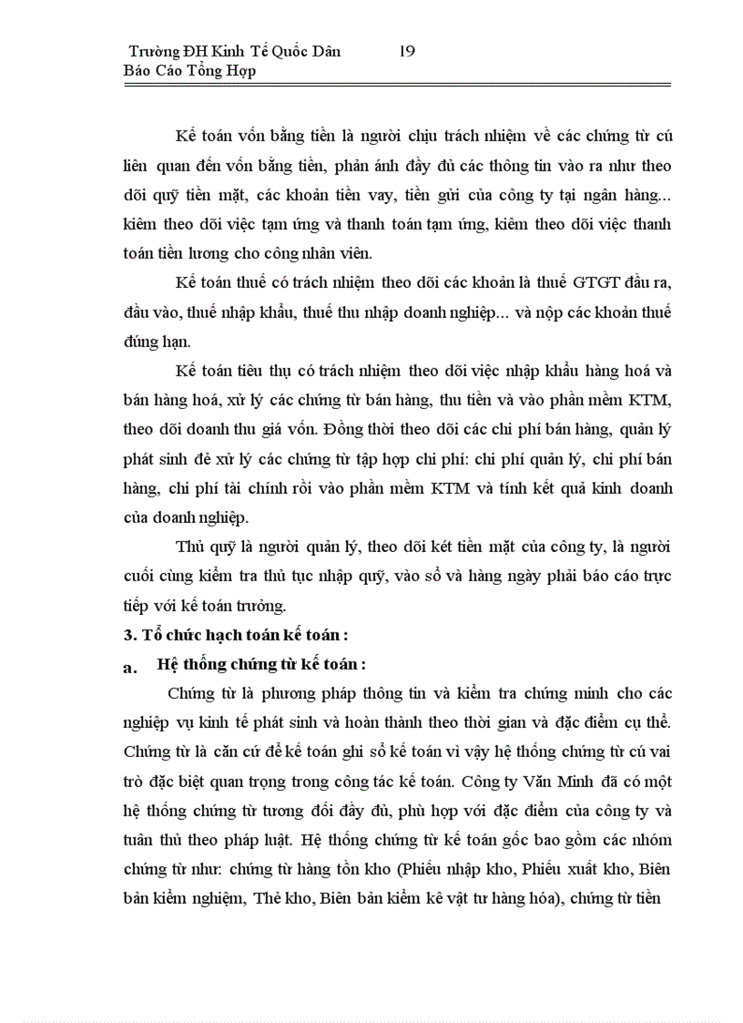 image for page Báo cáo thực tập tại công ty TNHH Văn Minh