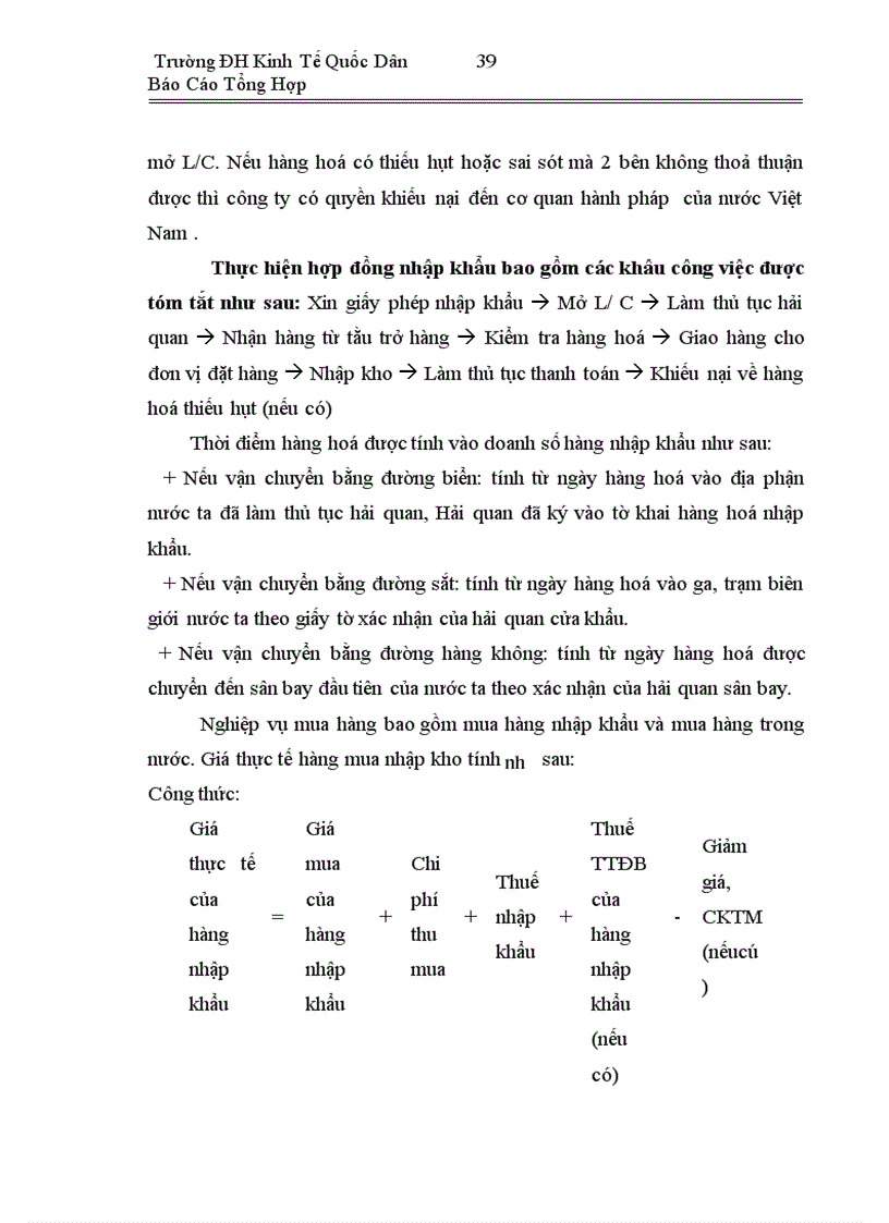 image for page Báo cáo thực tập tại công ty TNHH Văn Minh