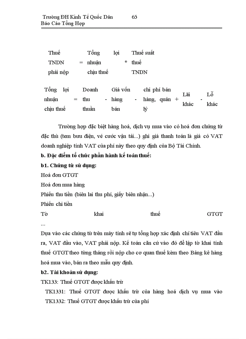 image for page Báo cáo thực tập tại công ty TNHH Văn Minh