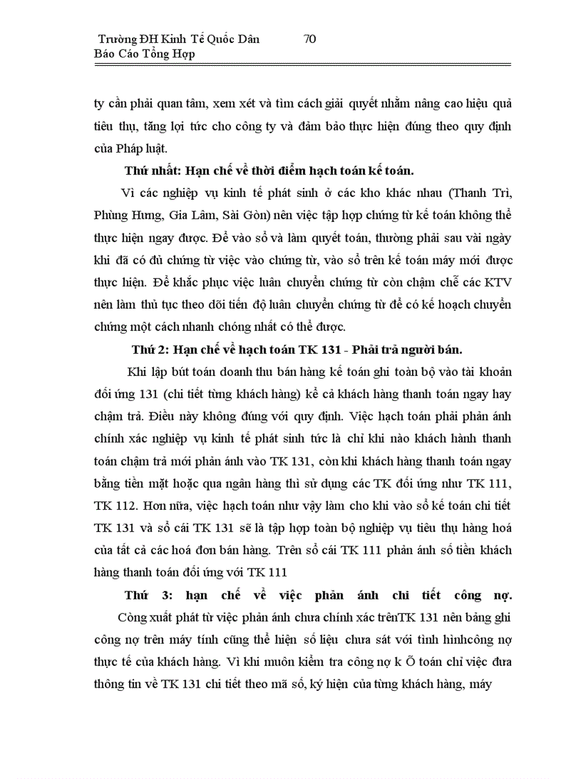 image for page Báo cáo thực tập tại công ty TNHH Văn Minh