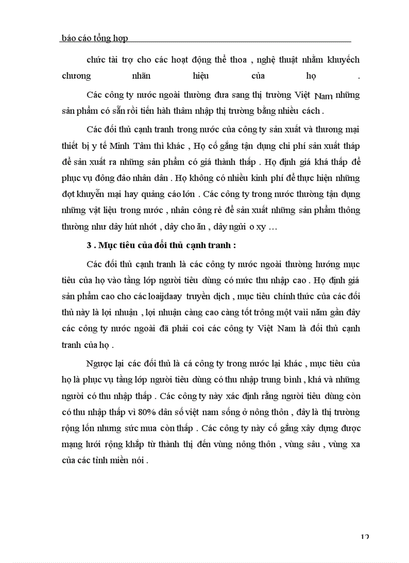 image for page Báo cáo thực tập tại công ty sản xuất và thương mại thiết bị y tế Minh Tâm