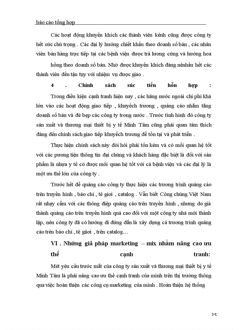 image for page Báo cáo thực tập tại công ty sản xuất và thương mại thiết bị y tế Minh Tâm