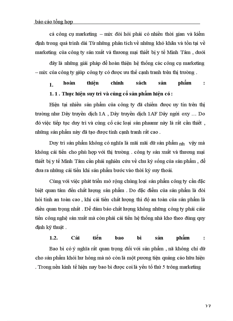 image for page Báo cáo thực tập tại công ty sản xuất và thương mại thiết bị y tế Minh Tâm