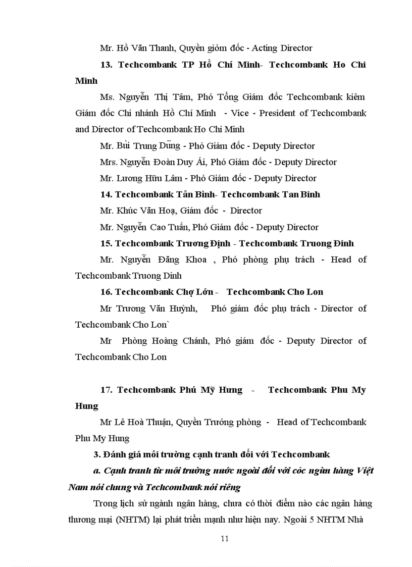 image for page Báo cáo thực tập tại Ngân Hàng thương mại cổ phần kĩ thương Techcombank