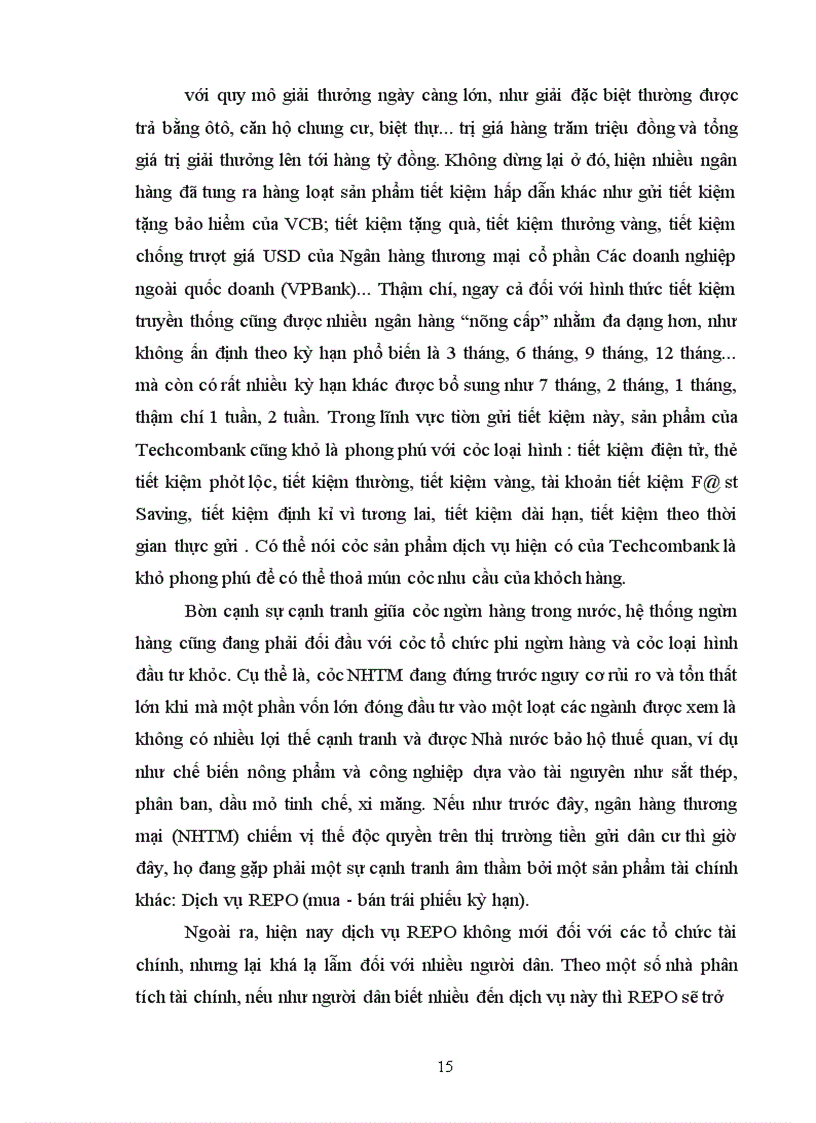 image for page Báo cáo thực tập tại Ngân Hàng thương mại cổ phần kĩ thương Techcombank