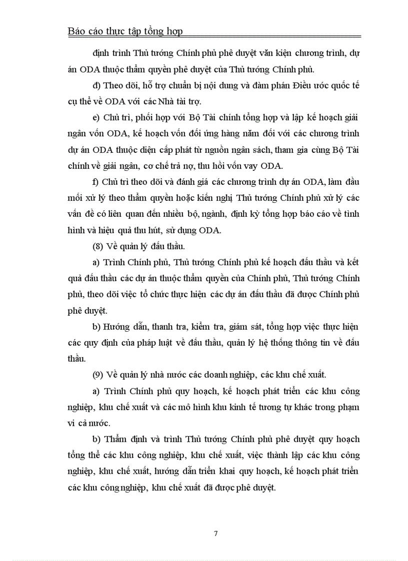 image for page Báo cáo thực tập tại Bộ Kế hoạch và Đầu tư