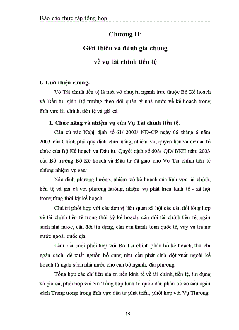 image for page Báo cáo thực tập tại Bộ Kế hoạch và Đầu tư