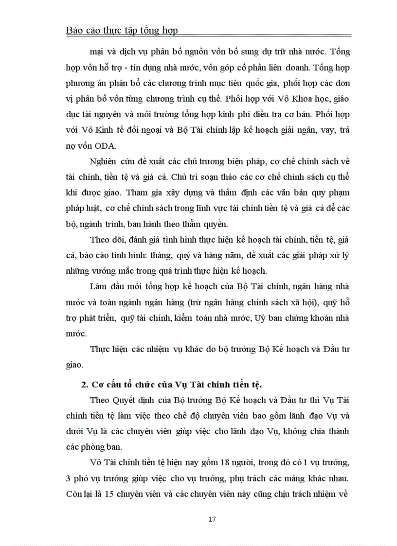 image for page Báo cáo thực tập tại Bộ Kế hoạch và Đầu tư
