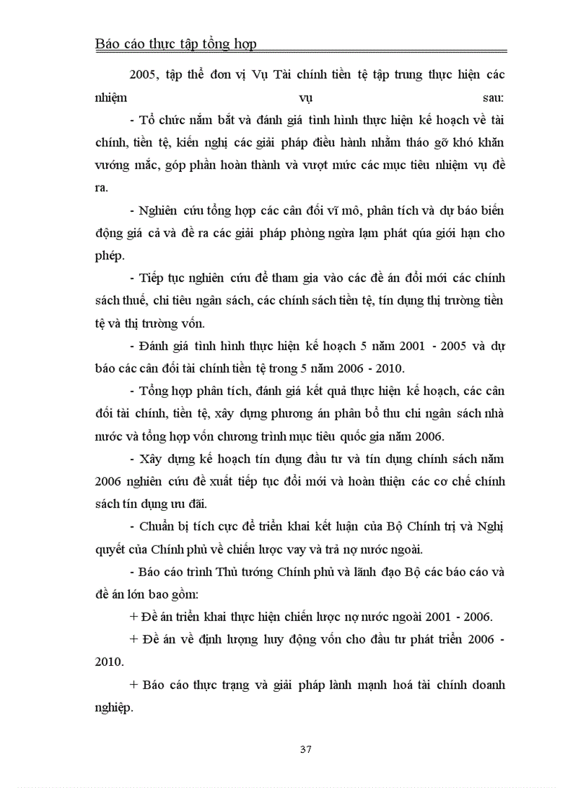 image for page Báo cáo thực tập tại Bộ Kế hoạch và Đầu tư