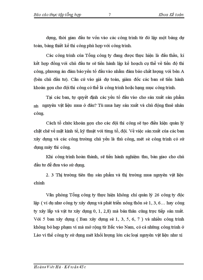 image for page Báo cáo thực tập tại Tổng công ty xây dựng nông nghiệp và phát triển nông thôn