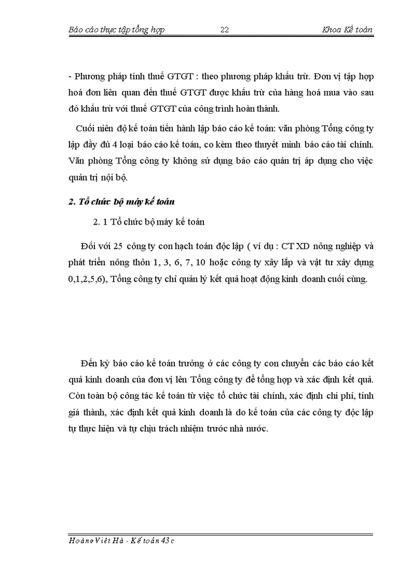 image for page Báo cáo thực tập tại Tổng công ty xây dựng nông nghiệp và phát triển nông thôn