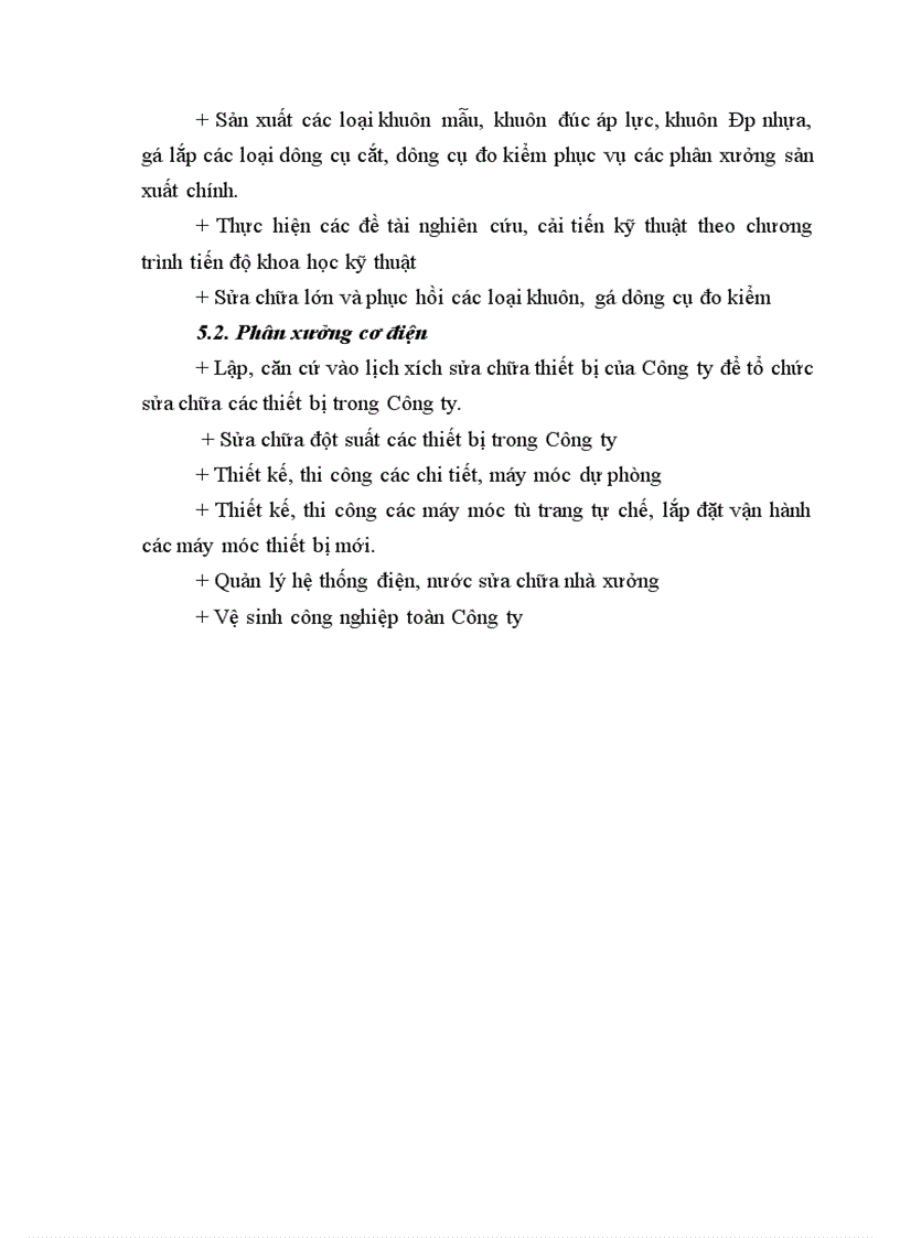 image for page Báo cáo thực tập tại Công ty Điện Thống nhất