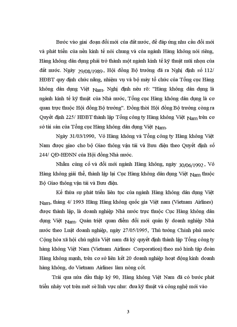 image for page Báo cáo thực tập tại Tổng công ty Hàng không Việt Nam