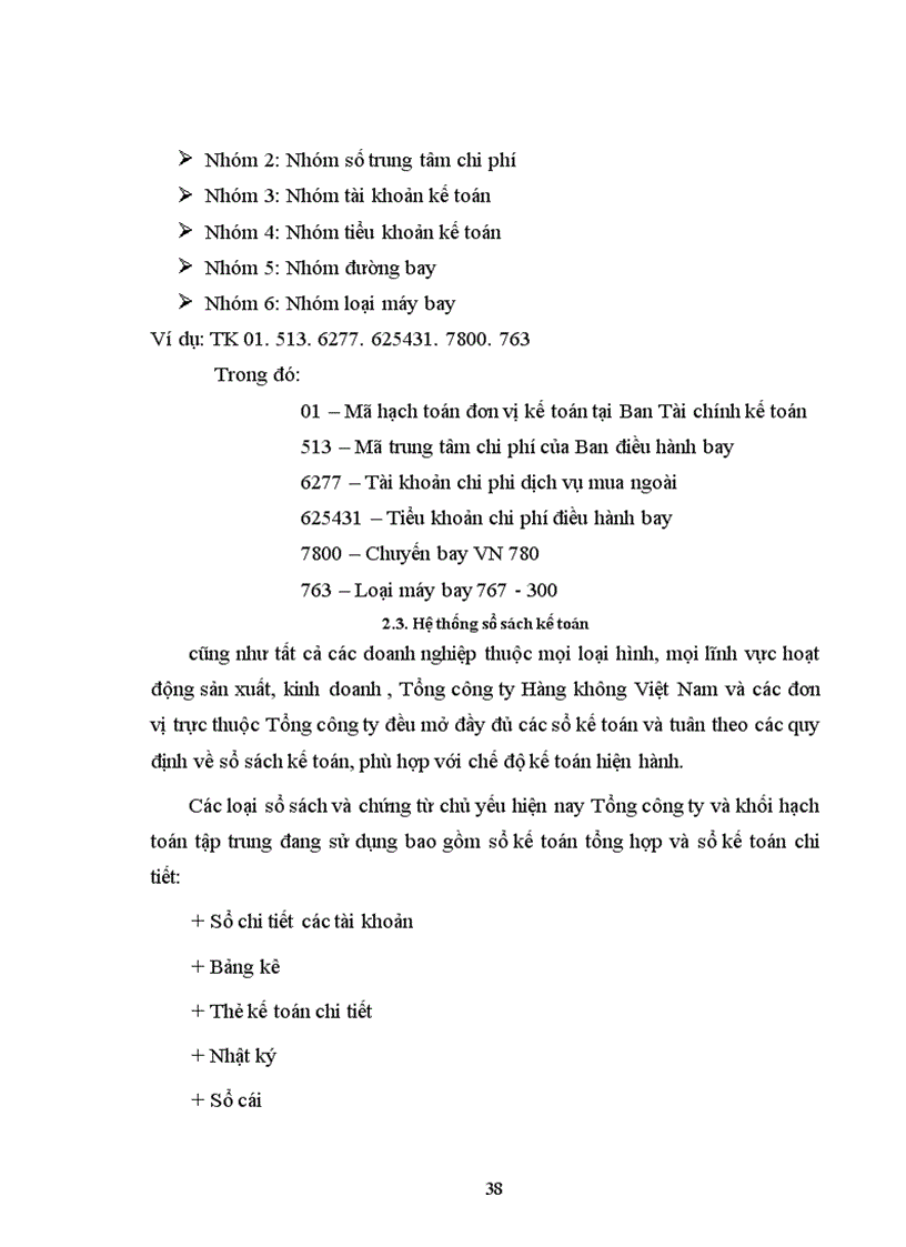 image for page Báo cáo thực tập tại Tổng công ty Hàng không Việt Nam