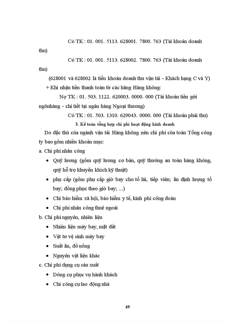 image for page Báo cáo thực tập tại Tổng công ty Hàng không Việt Nam