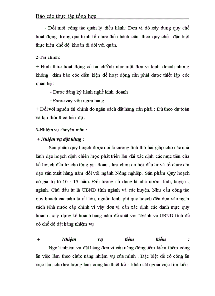 image for page Báo cáo thực tập tại Đoàn Khảo sát - Thiết kế - Quy hoạch Nông nghiệp Thanh Hóa