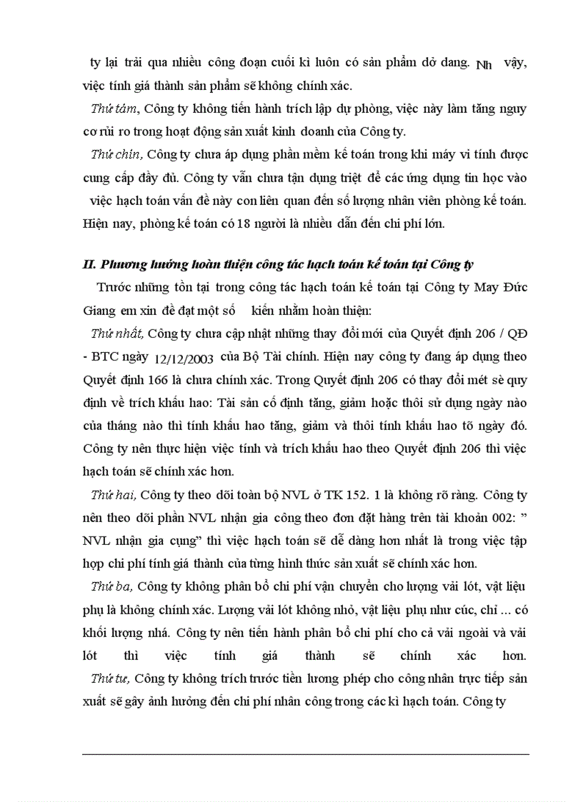 image for page Báo cáo thực tập tại Công ty May Đức Giang