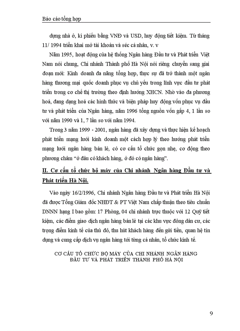 image for page Báo cáo thực tập tại Ngân hàng Đầu tư và Phát triển