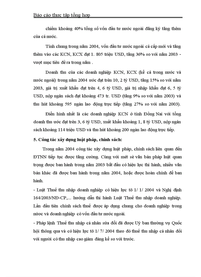 image for page Báo cáo thực tập tại Bộ Kế hoạch- Đầu tư và Cục ĐTNN