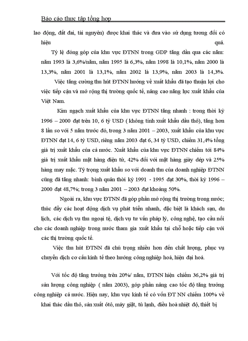 image for page Báo cáo thực tập tại Bộ Kế hoạch- Đầu tư và Cục ĐTNN