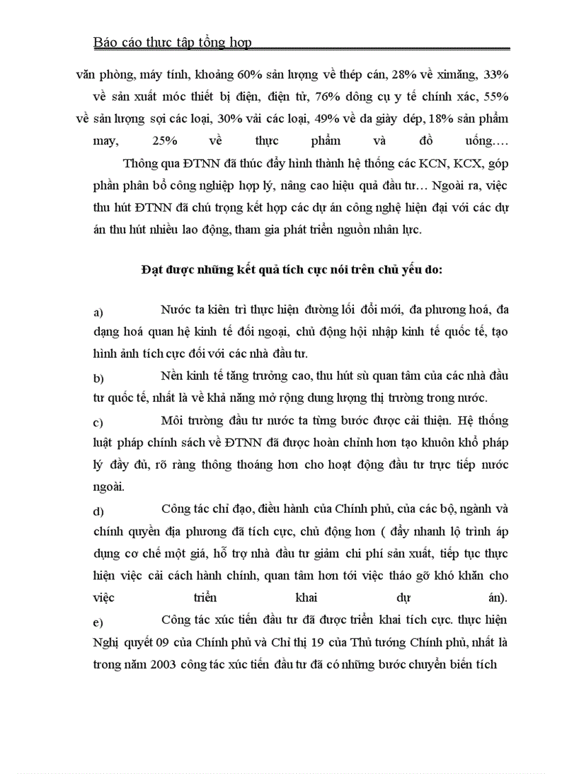 image for page Báo cáo thực tập tại Bộ Kế hoạch- Đầu tư và Cục ĐTNN