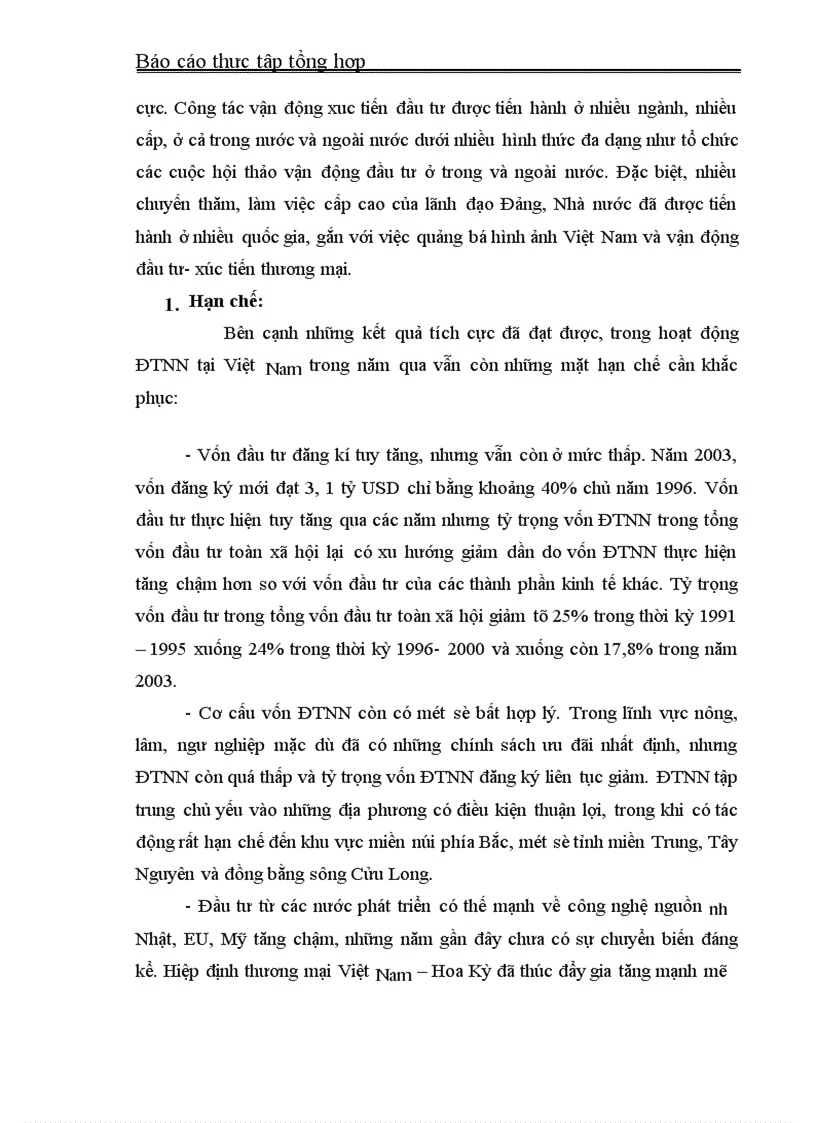 image for page Báo cáo thực tập tại Bộ Kế hoạch- Đầu tư và Cục ĐTNN