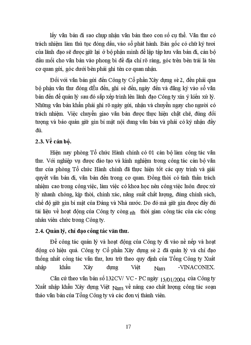 image for page Báo cáo thực tập tại Công ty Cổ phần Xây dựng số 2