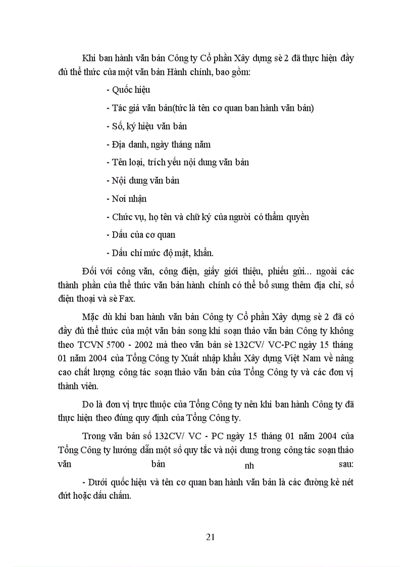 image for page Báo cáo thực tập tại Công ty Cổ phần Xây dựng số 2