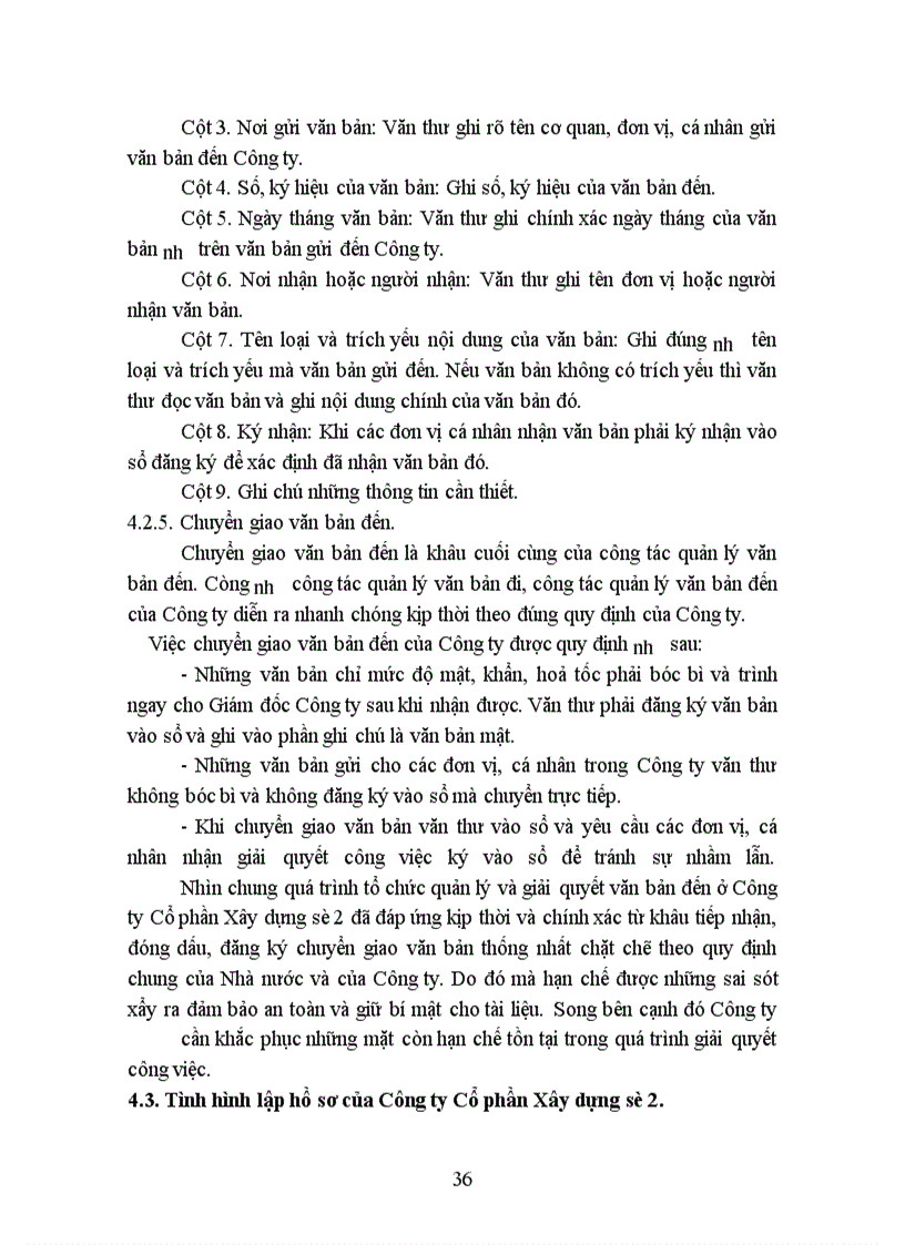 image for page Báo cáo thực tập tại Công ty Cổ phần Xây dựng số 2