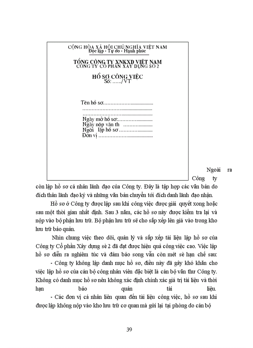 image for page Báo cáo thực tập tại Công ty Cổ phần Xây dựng số 2