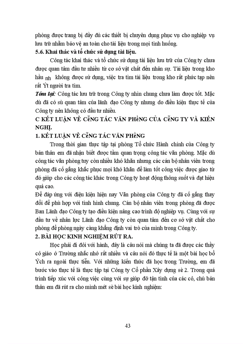 image for page Báo cáo thực tập tại Công ty Cổ phần Xây dựng số 2