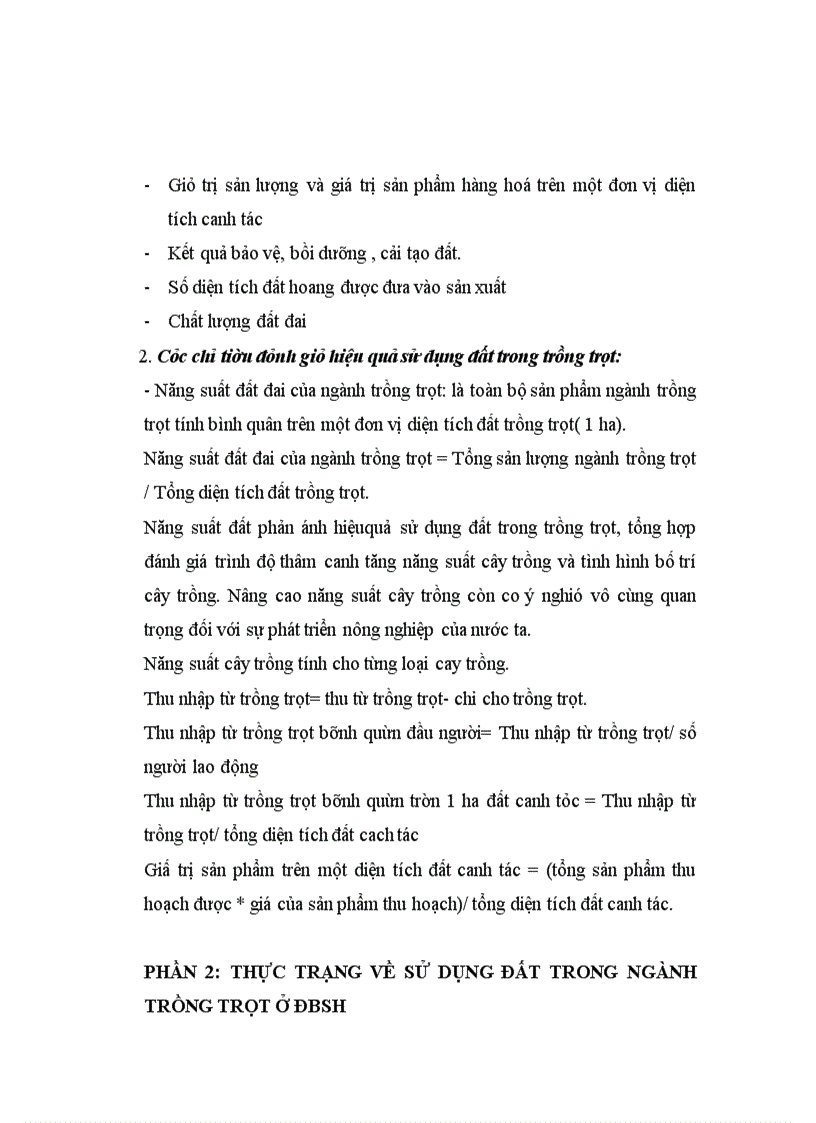 image for page Những nhân tố ảnh hưởng đến hiệu quả sử dụng đất trong ngành trồng trọt ở vùng đồng bằng sông hồng