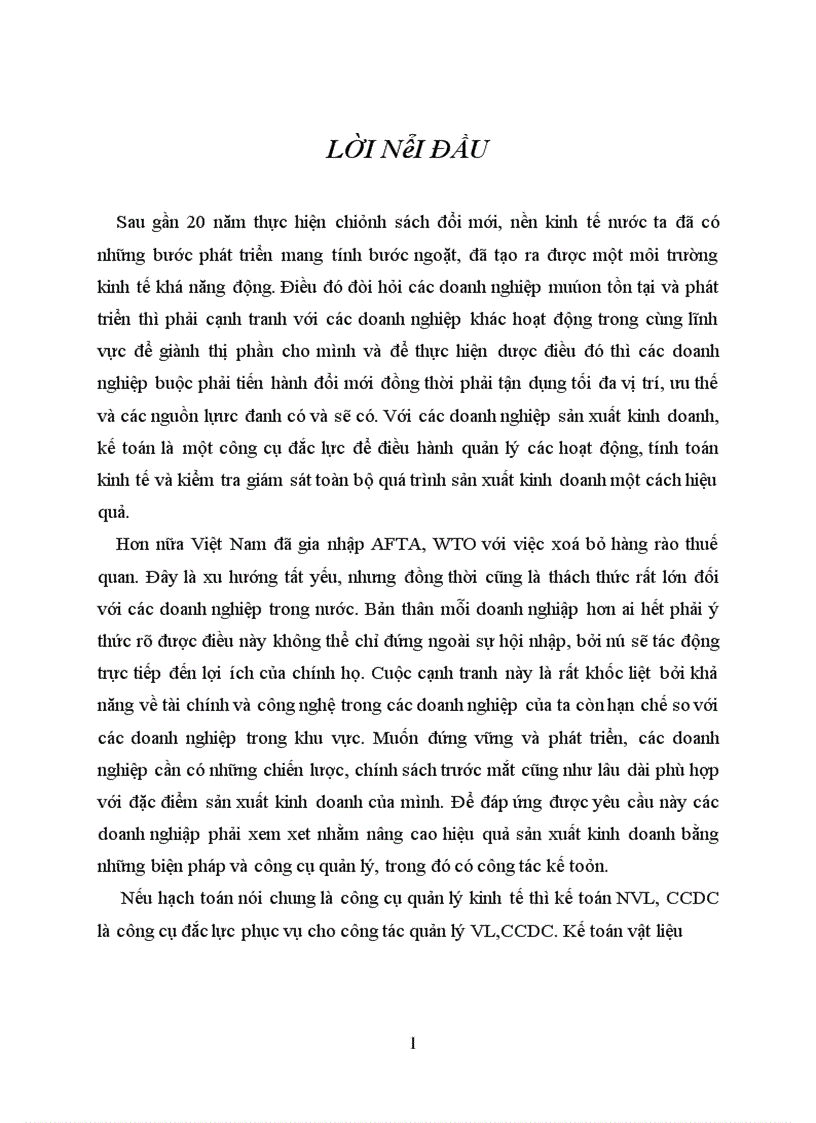 image for page Kế toán nguyên vật liệu – công cụ dụng cụ tại Công ty Khách Sạn Du Lịch Thắng Lợi