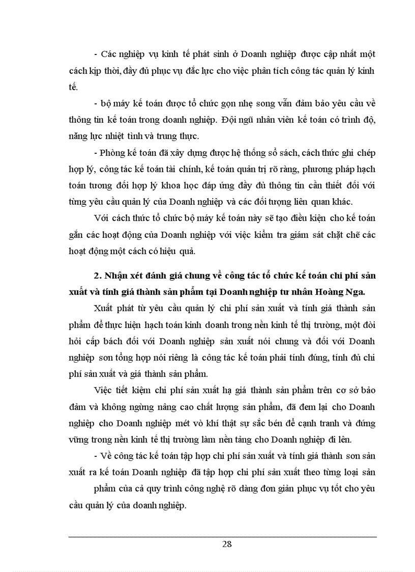 image for page Quản lý chi phí và tính giá thành sản phẩm tại DNTN Hoàng Nga