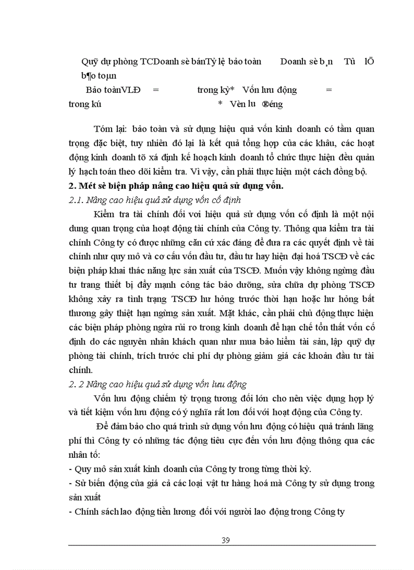 image for page Một số giải pháp nhằm nâng cao hiệu quả sử dụng vốn của Công ty TNHH Ý ANH