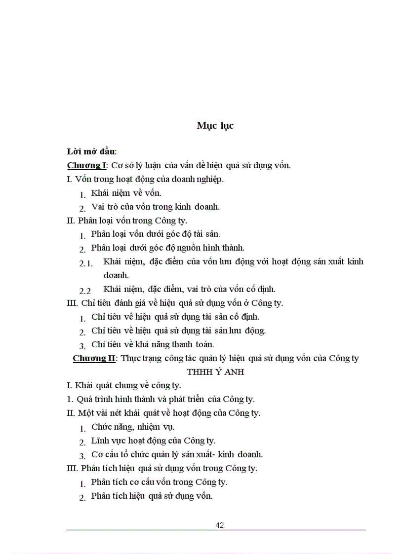 image for page Một số giải pháp nhằm nâng cao hiệu quả sử dụng vốn của Công ty TNHH Ý ANH