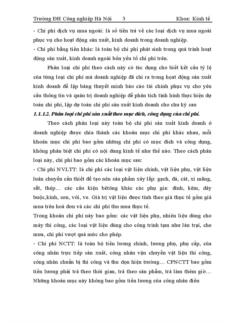 image for page Hoàn thiện công tác hạch toán chi phí sản xuất và tính giá thành sản phẩm tại Công ty xây dựng Sông Đà 8
