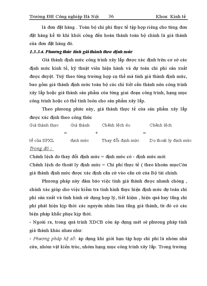 image for page Hoàn thiện công tác hạch toán chi phí sản xuất và tính giá thành sản phẩm tại Công ty xây dựng Sông Đà 8