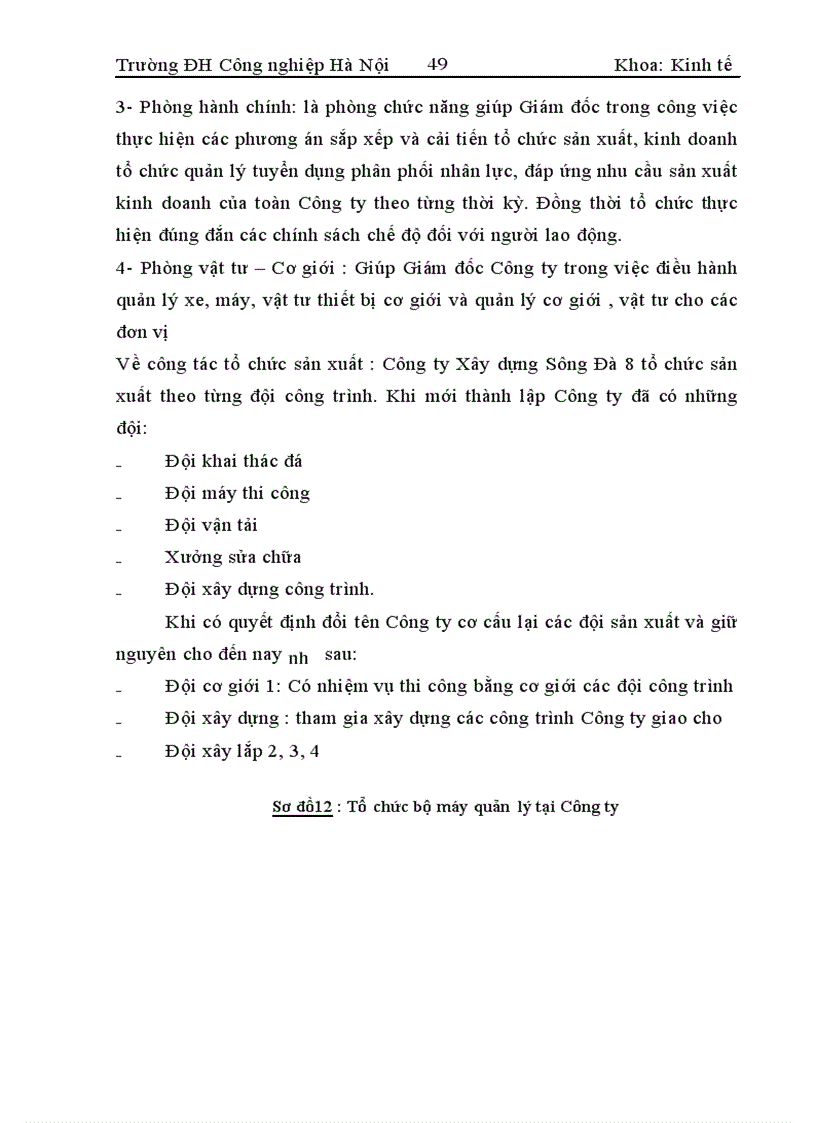 image for page Hoàn thiện công tác hạch toán chi phí sản xuất và tính giá thành sản phẩm tại Công ty xây dựng Sông Đà 8